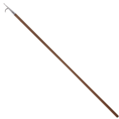 Mezzo marinaio 210 cm in legno con gancio ottone cromato