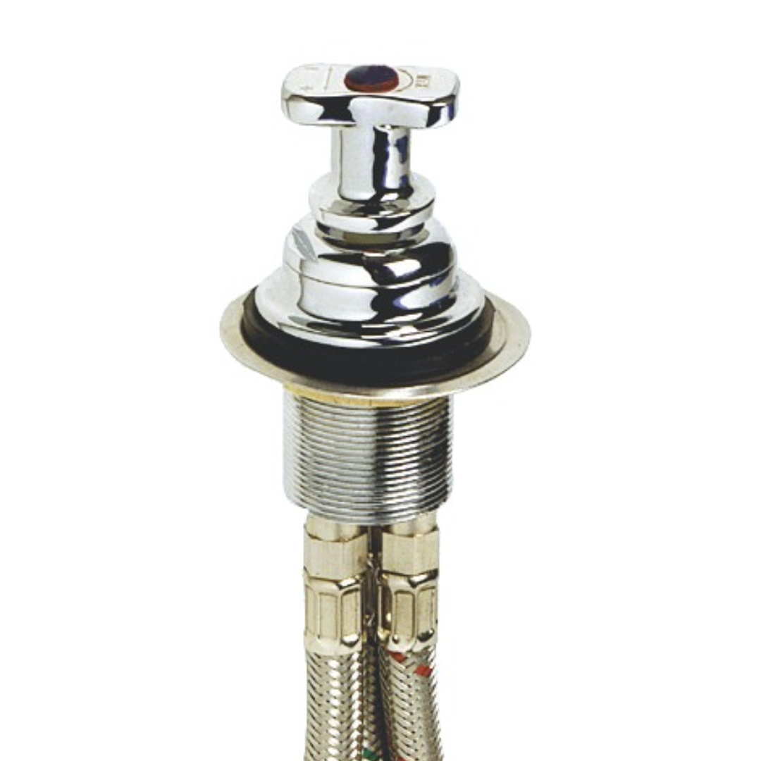 Miscelatore a incasso acqua fredda/calda con flessibili