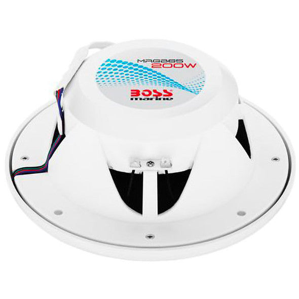 Altoparlanti marini full range da 6,5" a 2 vie da 200 W, RGB - Boss marine -