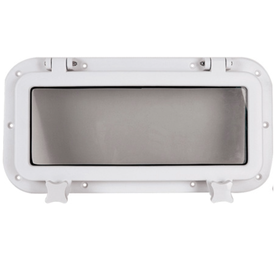 Oblò rettangolare 20 x 40 cm apribile vetro temprato