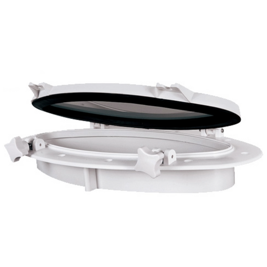 Oblò ovale 22 x 41 cm apribile vetro temprato