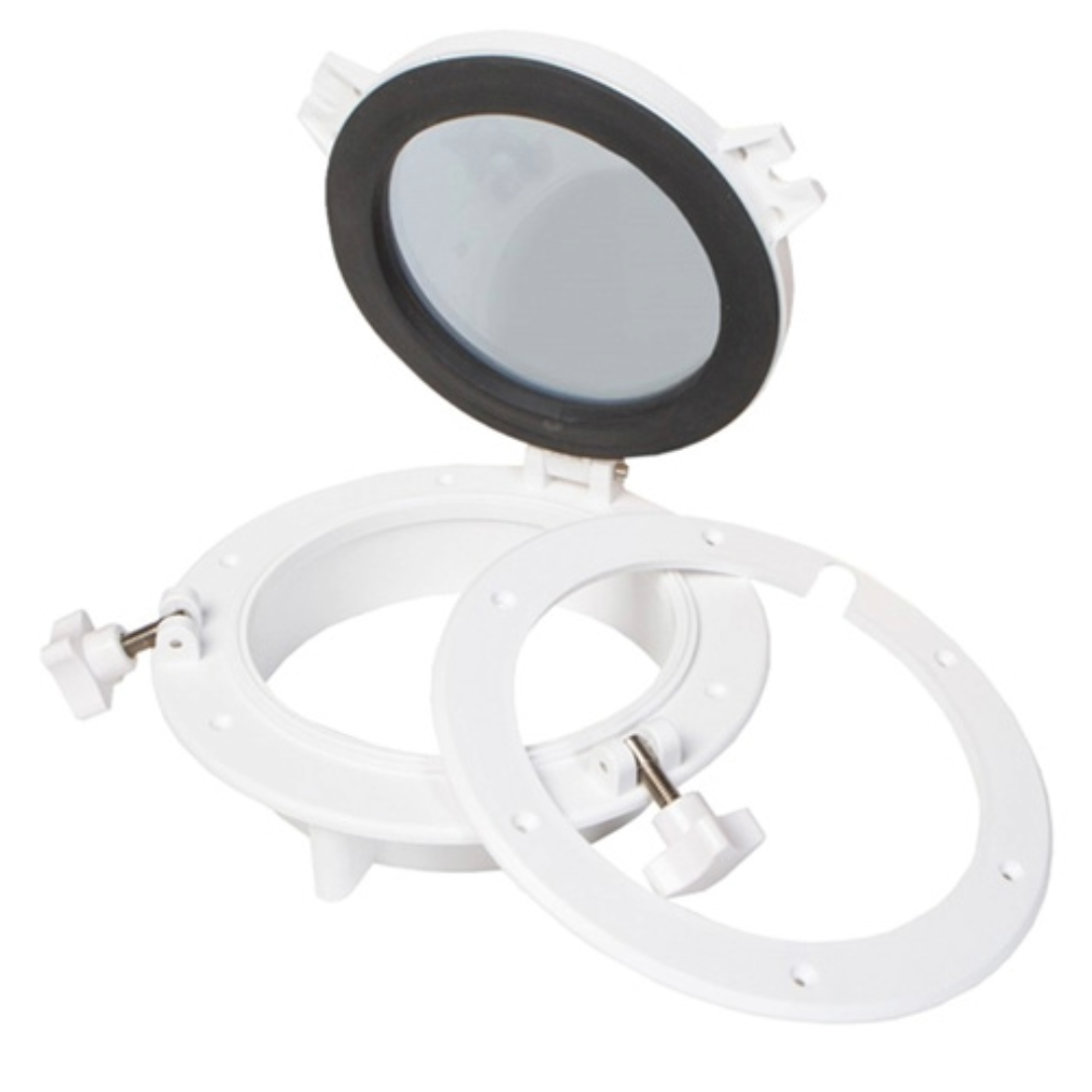 Oblò tondo apribile vetro temprato