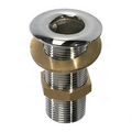 Ombrinale di scarico in ottone cromato 1 1/2"