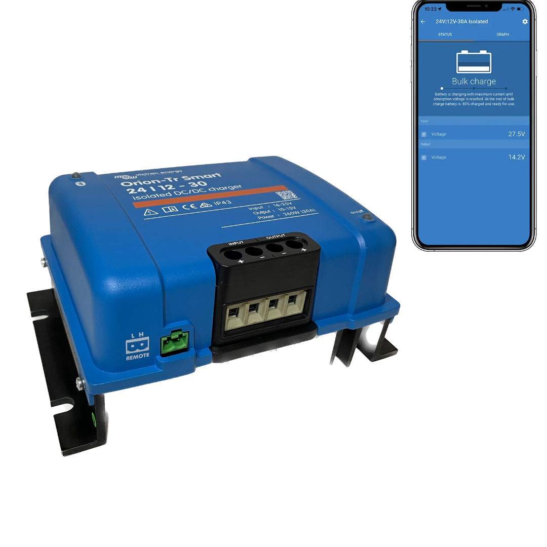 Caricabatteria isolato Victron Orion DC-DC 12/24 V 30A 360 amp