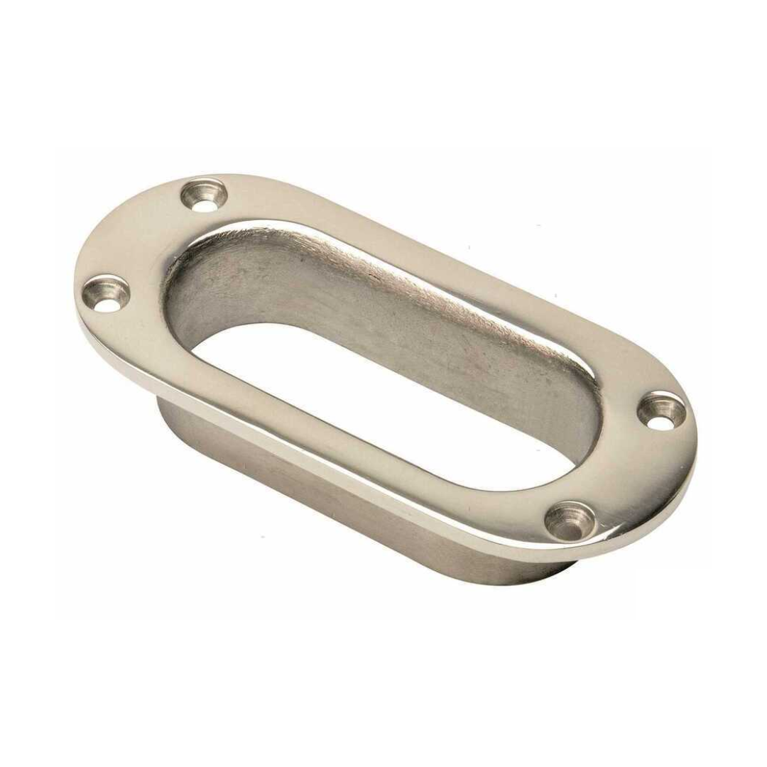 Passacavi cubia in acciaio inox 138 x 62