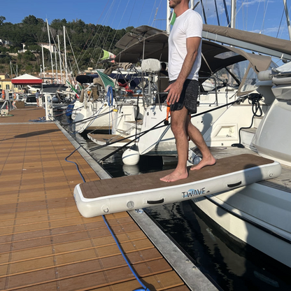 Passerella gonfiabile galleggiante T-wave