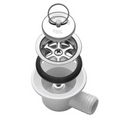 Piletta di Scarico Compatta Dometic per Lavelli tappo in acciaio inox