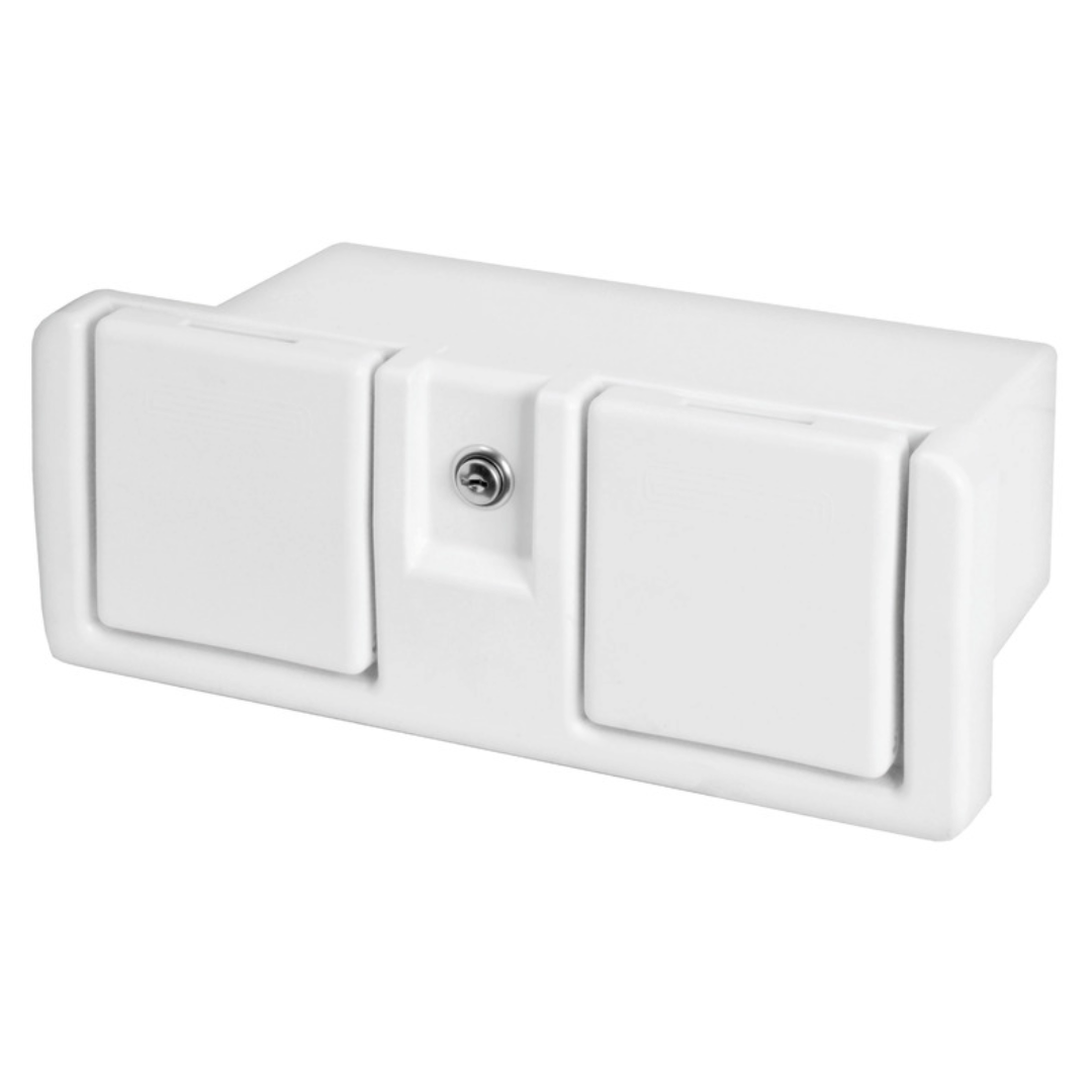 Vano portaoggetti con portabicchieri