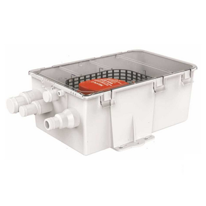 Vasca di scarico per doccette 12V 750 gph (48 lt/min)