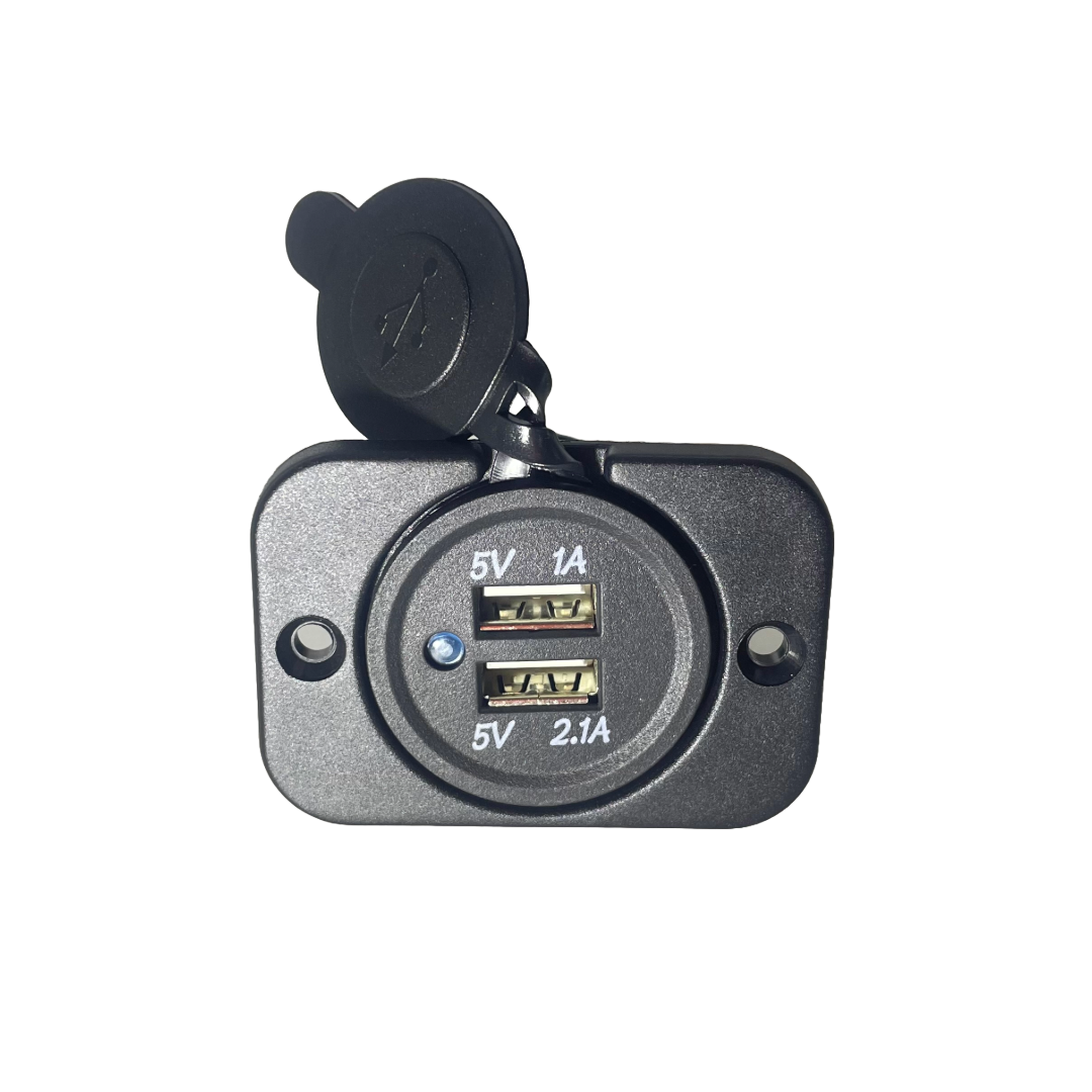 Presa doppia USB 12/24 Volts