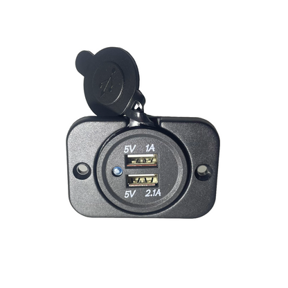 Presa doppia USB 12/24 Volts