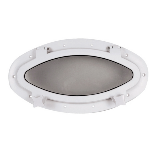 Oblò ovale 22 x 41 cm apribile vetro temprato