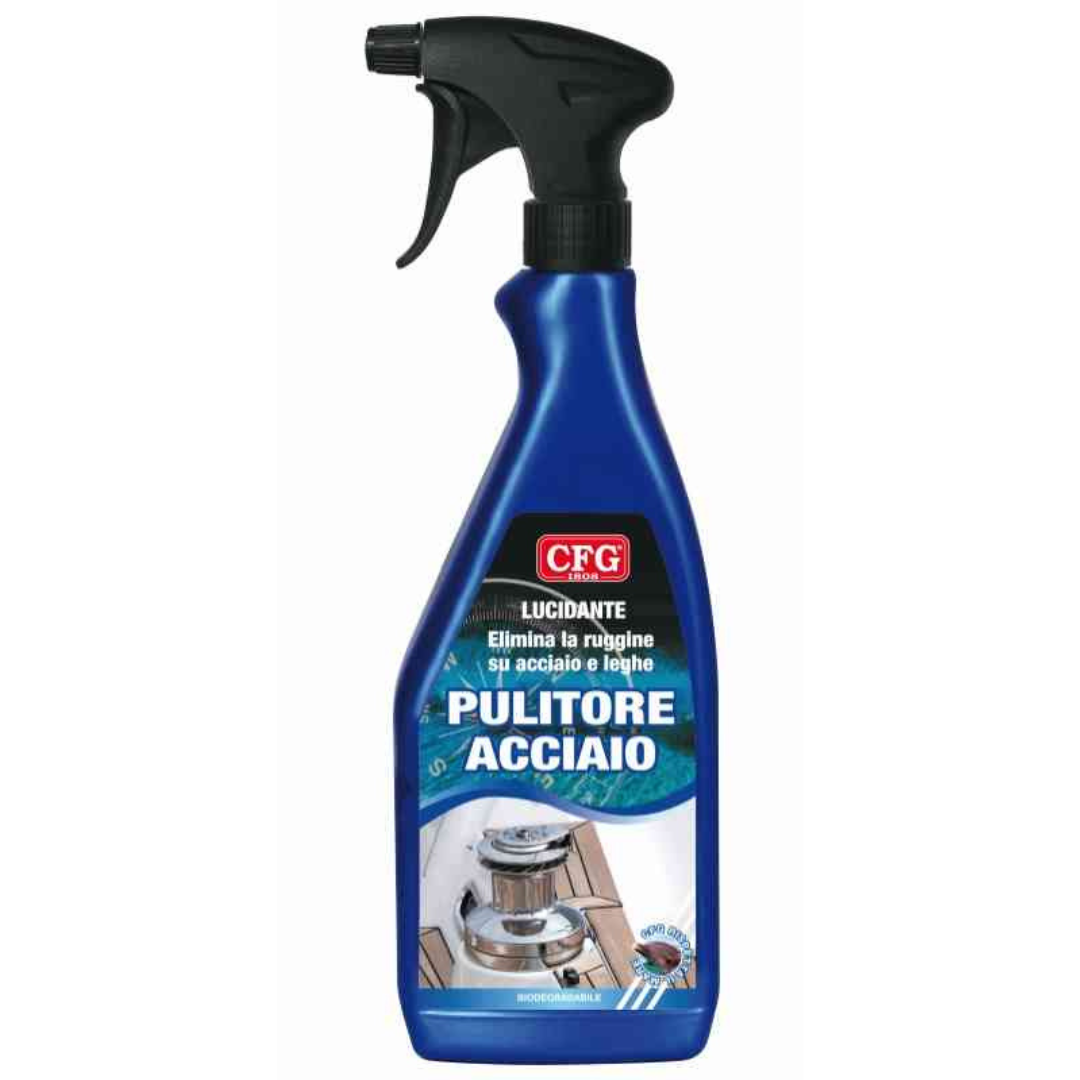 Pulitore lucidante acciaio inox 750 ml
