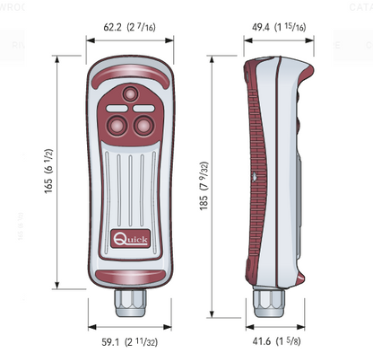 Contacatena digitale a pulsantiera Quick