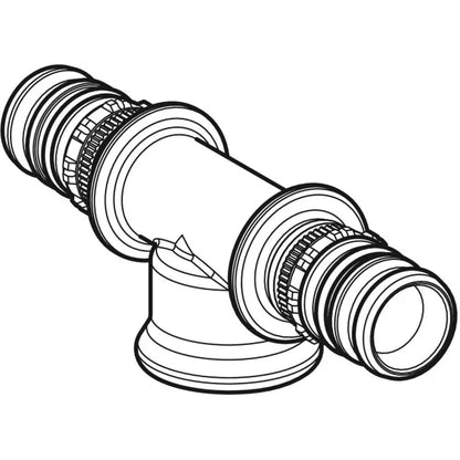 Raccordo a T Mepla multistrato in ottone filetto femmina tubo