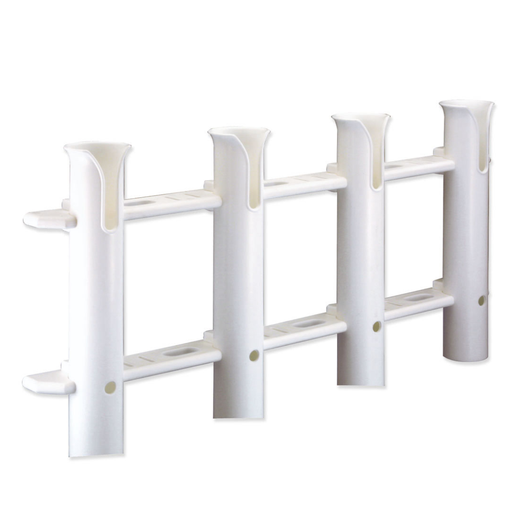 Rack portacanne 4 posti a parete in plastica