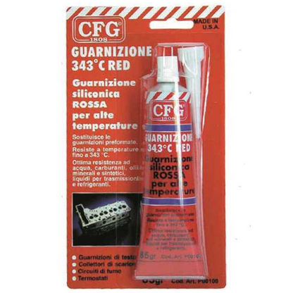 Guarnizione siliconica Rossa 343°C