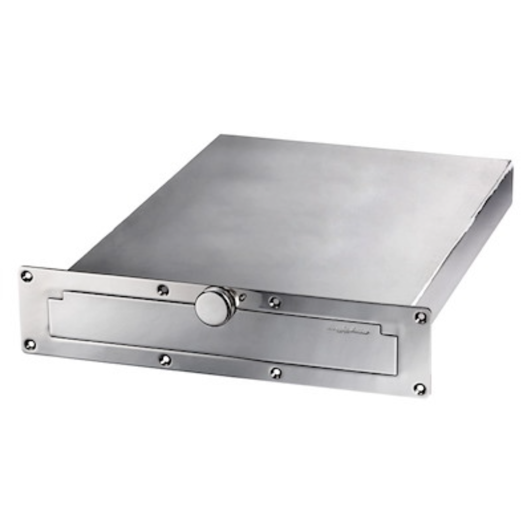 Eccentric stainless steel built-in retractable ladder