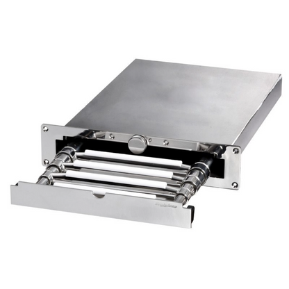 Eccentric stainless steel built-in retractable ladder