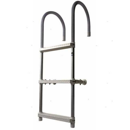 Ladder with 4-step attachment curve