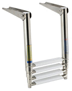Scaletta inox telescopica 3 gradini bianchi (Stretta)