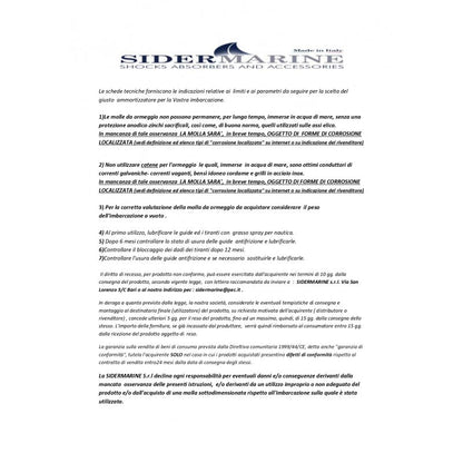 Molla ormeggio MPP/T 009 - made in italy -