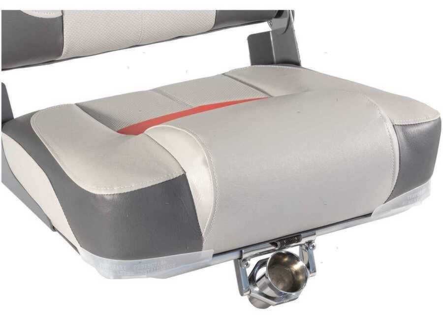 Portacanna per sedile da pesca doppio attacco