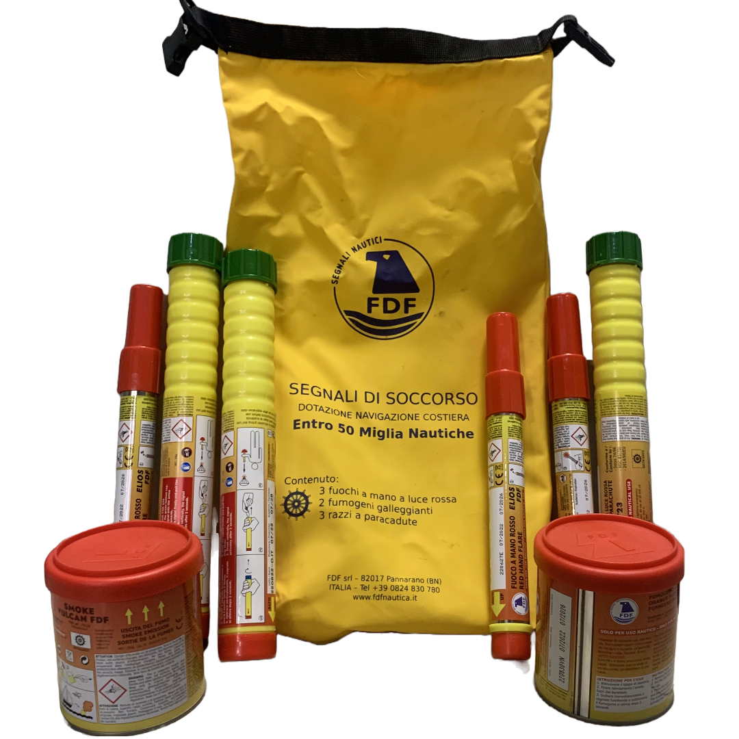 Kit segnali di soccorso senza limiti dalla costa 2026