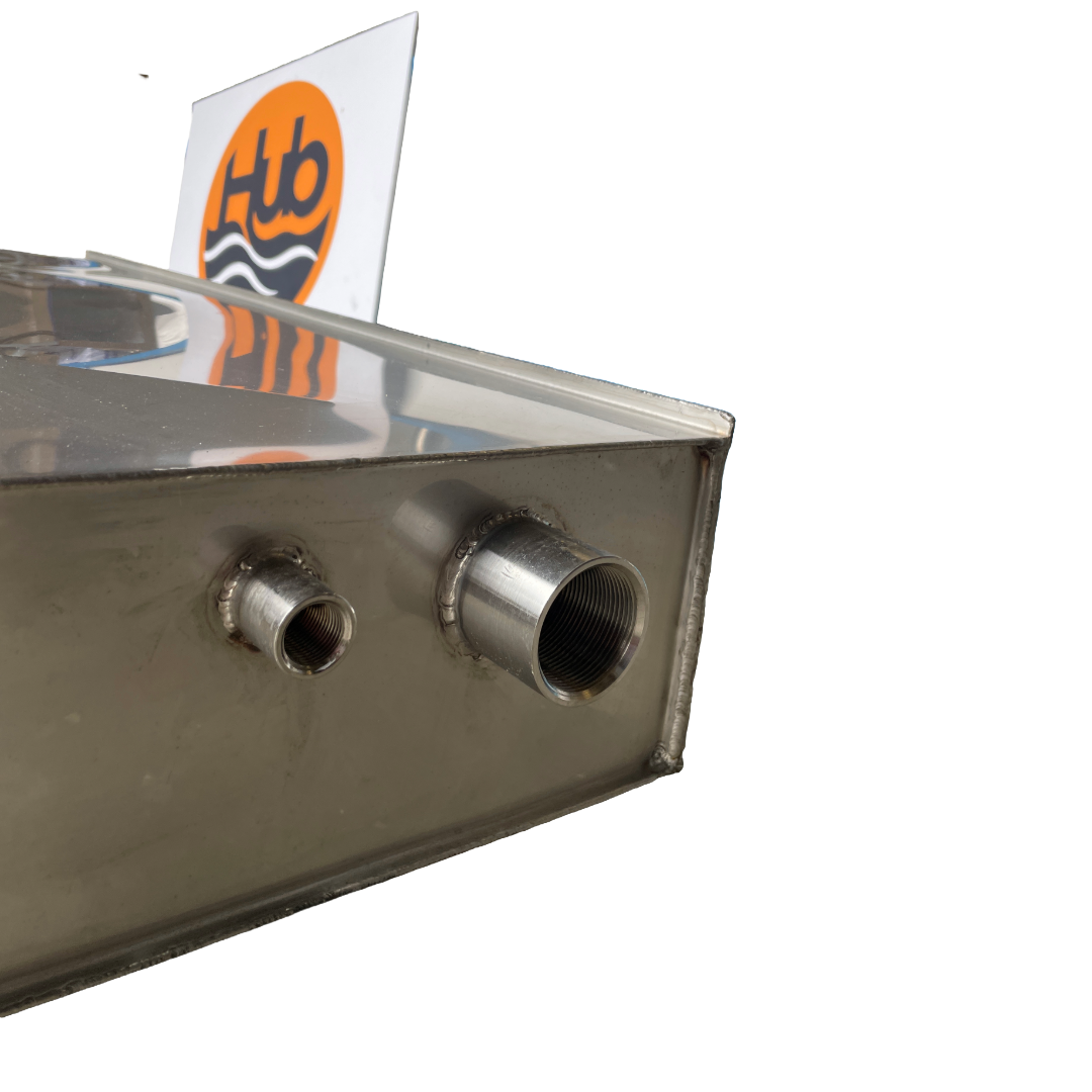 Serbatoio carburante / acqua in acciaio inox 316 303 lt per Conam 45S