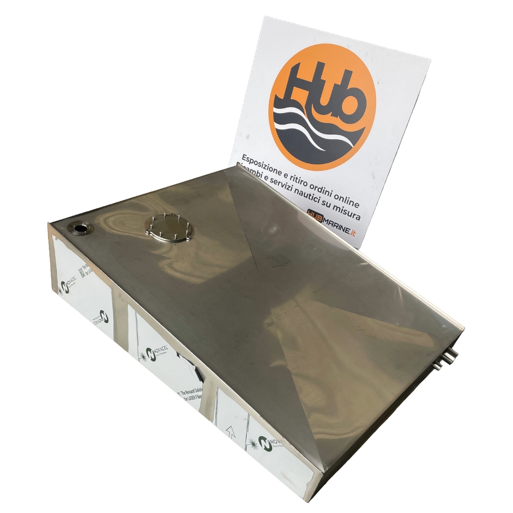 Serbatoio carburante / acqua in acciaio inox 316 303 lt per Conam 45S