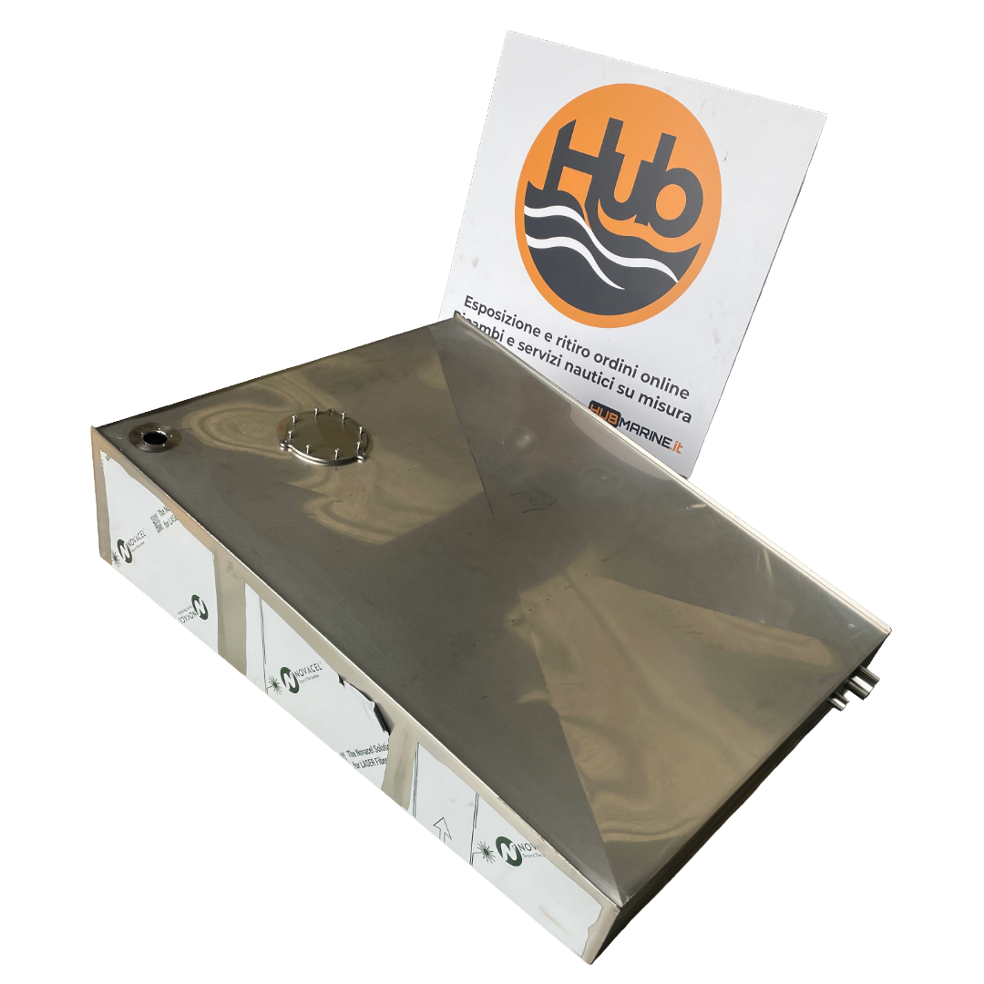 Serbatoio carburante / acqua in acciaio inox 316 303 lt per Conam 45S