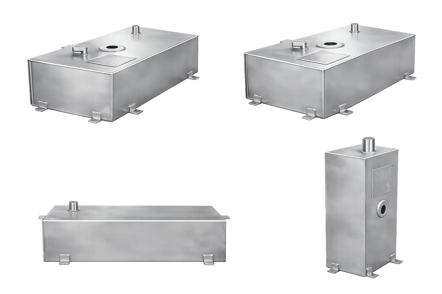 Serbatoio nautico Certificato CE in acciaio inox 97 litri