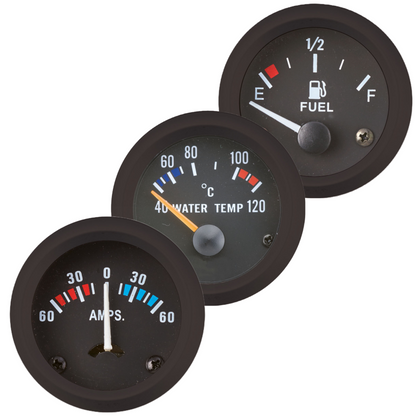 Strumentazione TREM serie "Eco line" quadrante Nero