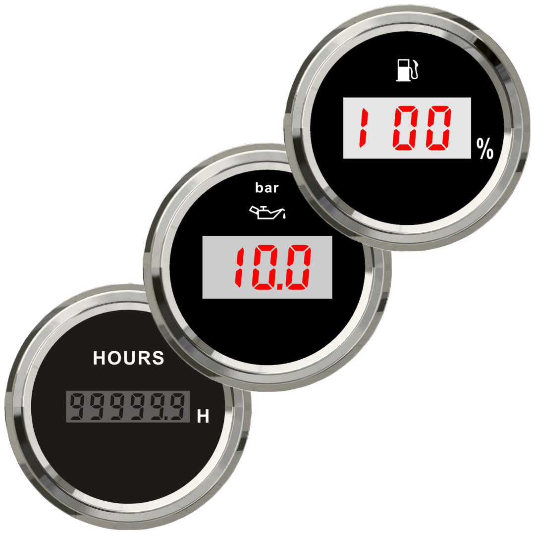 Strumentazione digitale TREM serie "X-LINE" colore Nero