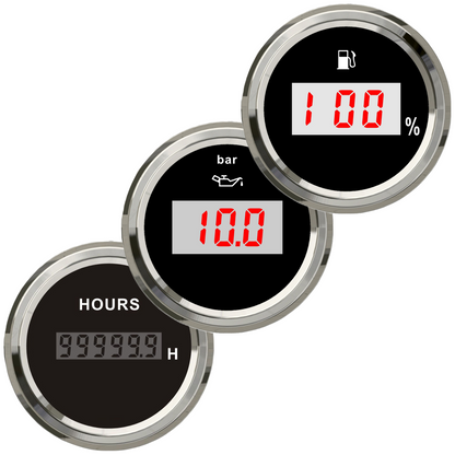 Strumentazione digitale TREM serie "X-LINE" colore Nero