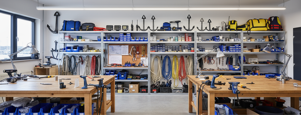 sfondo laboratorio accessori nautici