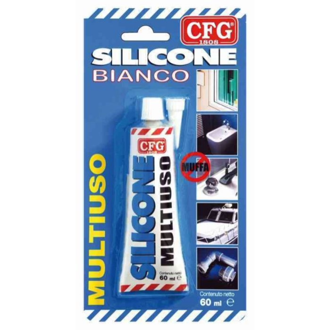 Silicone Bianco multiuso CFG 60 ml