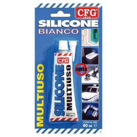 Silicone Bianco multiuso CFG 60 ml