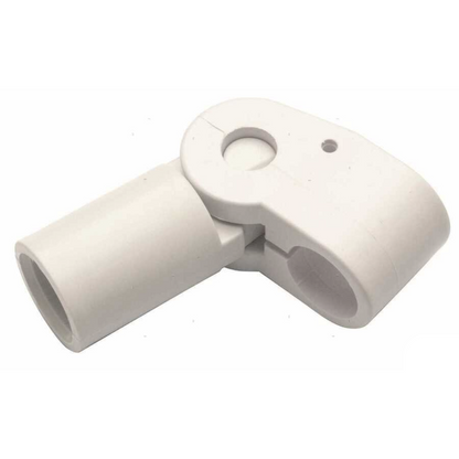 Snodo tendalino 180° in plastica giunto a T Ø 20 mm - 2 pz