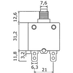 Fusibile automatico reinseribile 15 Amp
