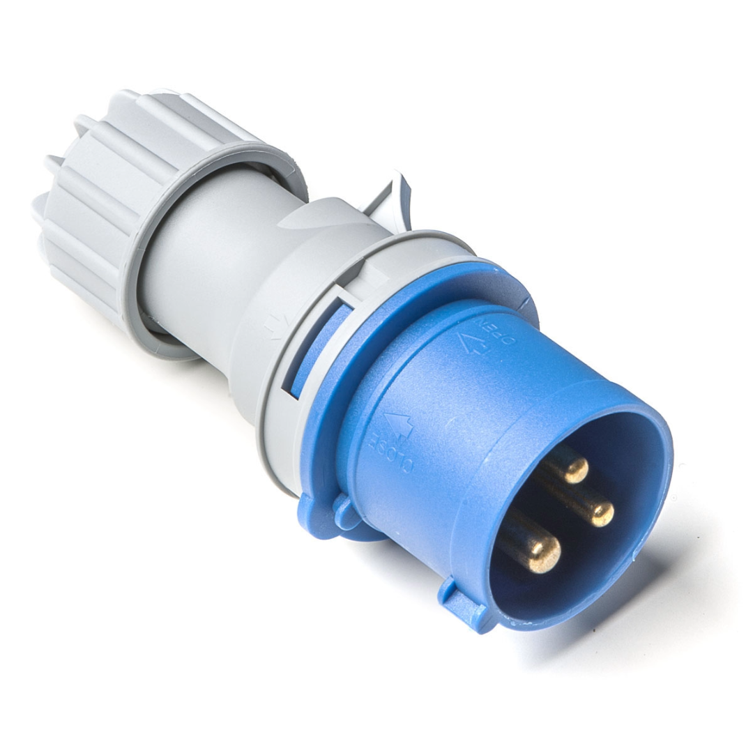 Spina tripolare maschio 16 Amp CEE