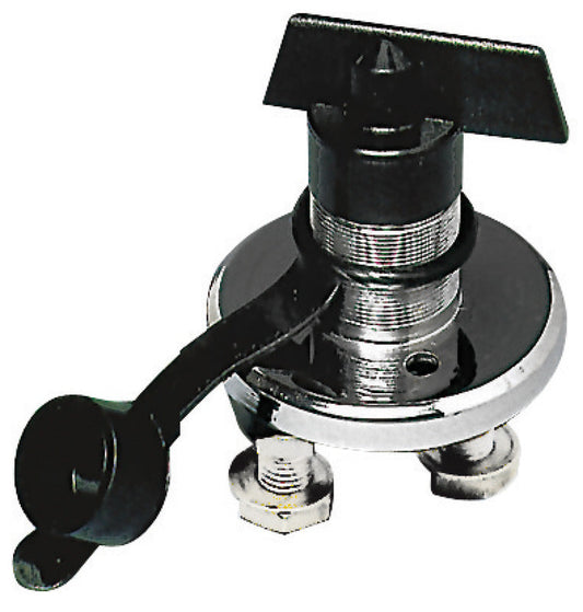 Staccabatteria 280Amp in policarbonato nero e acciaio inox , omologato CE (Premium)