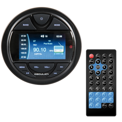 Stereo nautico da cruscotto Osculati DAB Bluetooth MP3 Aux