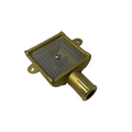Succhiarola in ottone e acciaio inox