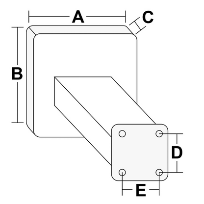 Reinforced folding engine support Max 50 Kg