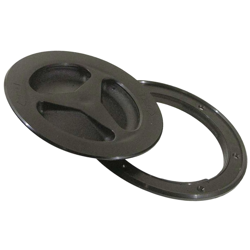 Tappo ispezione stagno nero Ø interno 104 mm Riviera