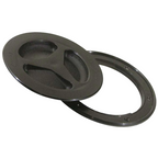 Tappo ispezione stagno nero Ø interno 104 mm Riviera