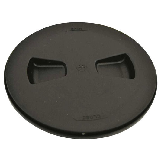 Tappo ispezione stagno nero Ø interno 104 mm Riviera - Hubmarine