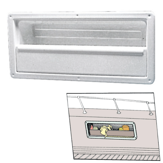 Tasca porta oggetti laterale 540 x 244 x 120 mm