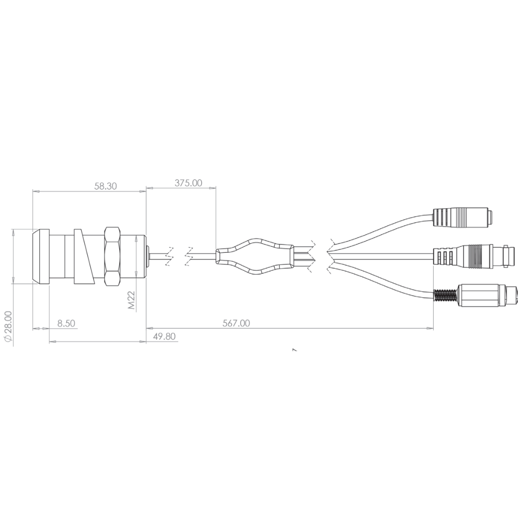 Telecamera Nautica da Incasso in Acciaio Inox IRIS735 (Sensore Starlight)